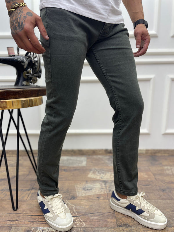 Haki Normal Slim Fit