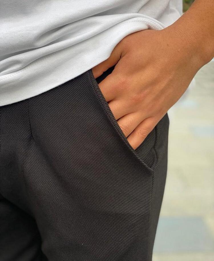 Siyah Jagger Pantolon