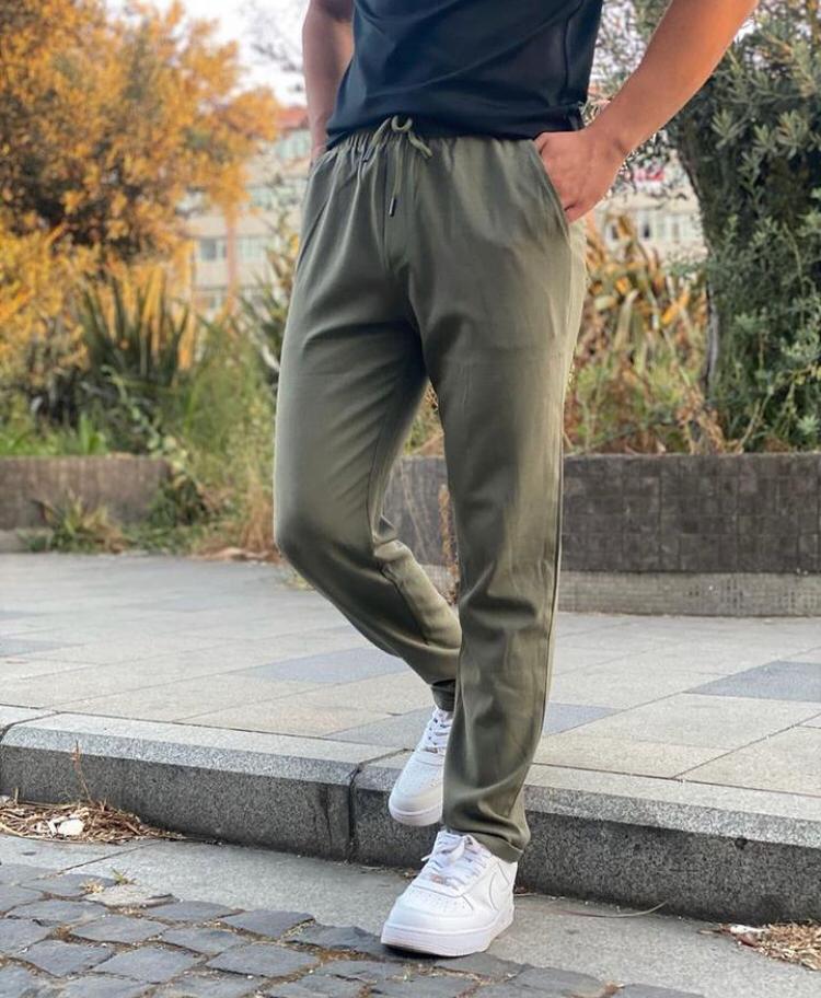 Yeşil Jagger Pantolon