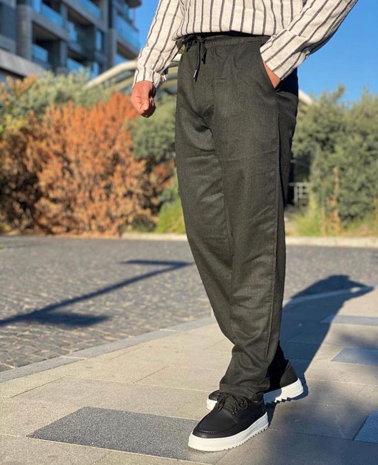 Koyu Gri Jagger Pantolon