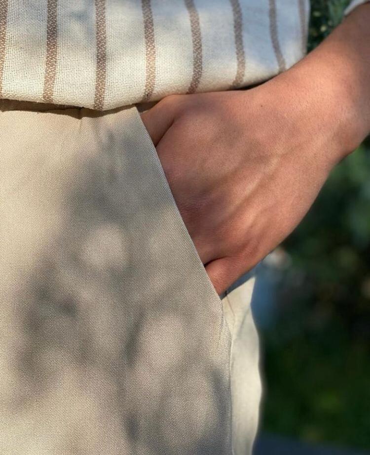 Krem  Jagger Pantolon