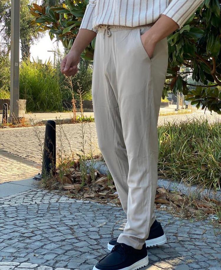 Krem  Jagger Pantolon